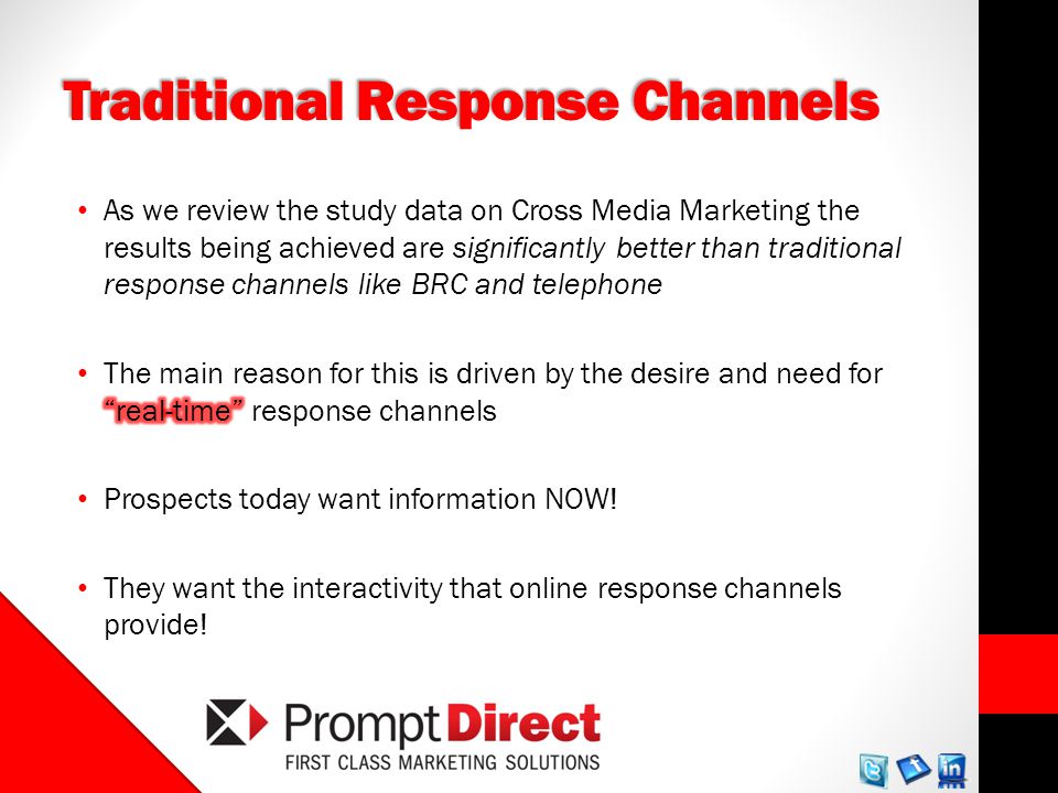 Traditional Response Channels