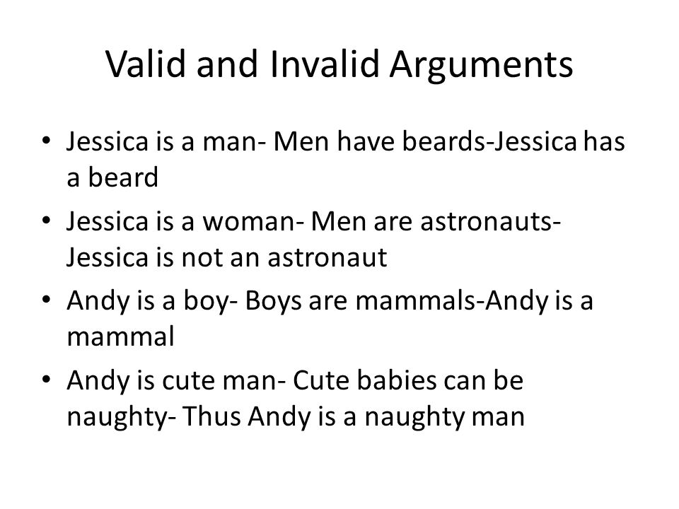 Argument Requires Premises And Conclusion Non Arguments I Dont 3 Valid