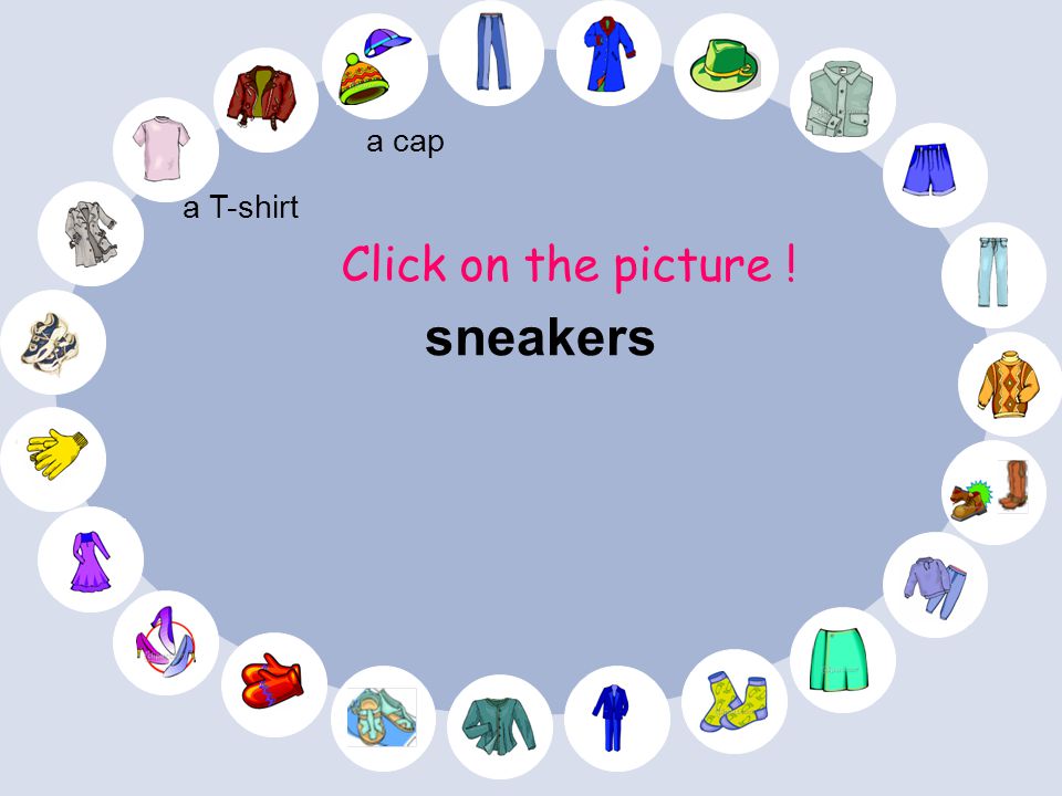 Click on the picture ! a T-shirt a cap