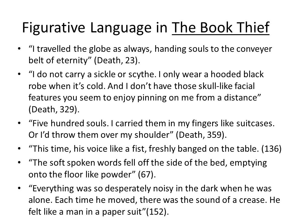 The book thief essay on death