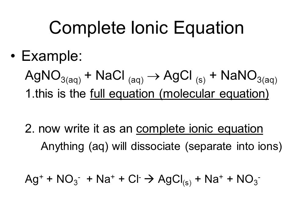 Non Redox Reactions Double Replacement Ppt Download Example Agno3 Aq Nacl Agcl S Nano3 This Is The Full Equation Molecular 2 Now Write It As An Complete Ionic Anything