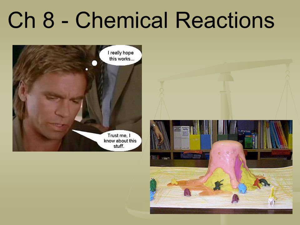 Ch 8 - Chemical Reactions