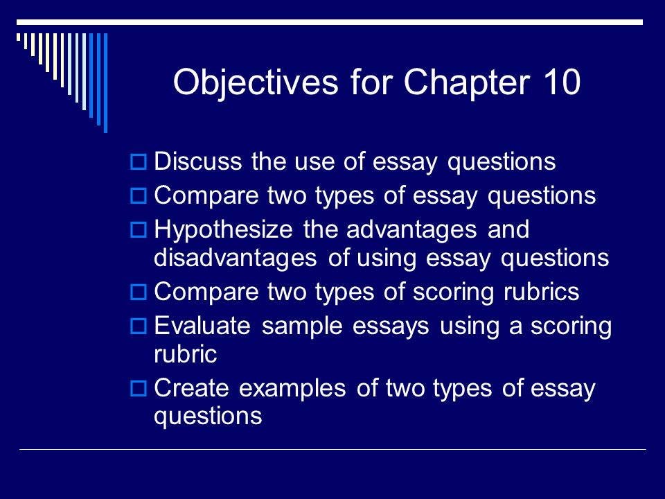 the two types of essays the two types of essays