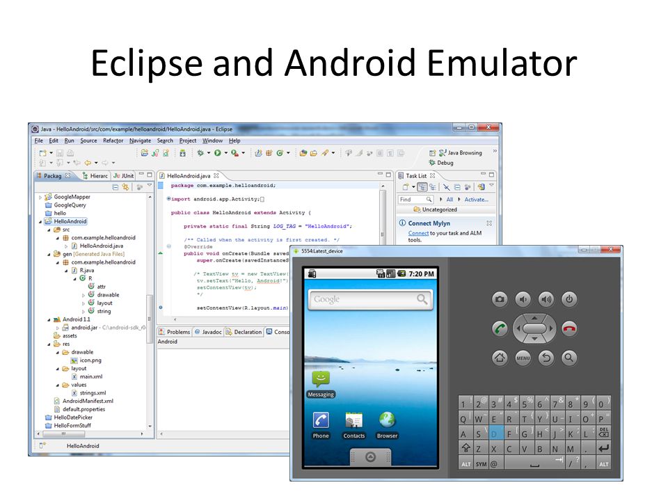 Eclipse and Android Emulator