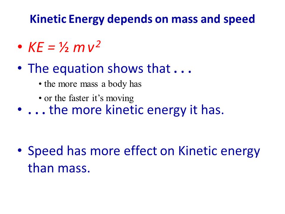 Kinetic Energy Equation Info Kinetic Energy Equations Formulas Physics Calculator