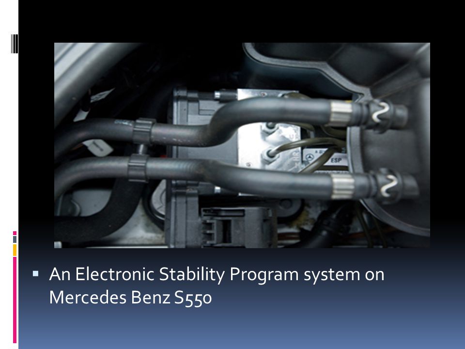 Electronic stability control mercedes benz #4