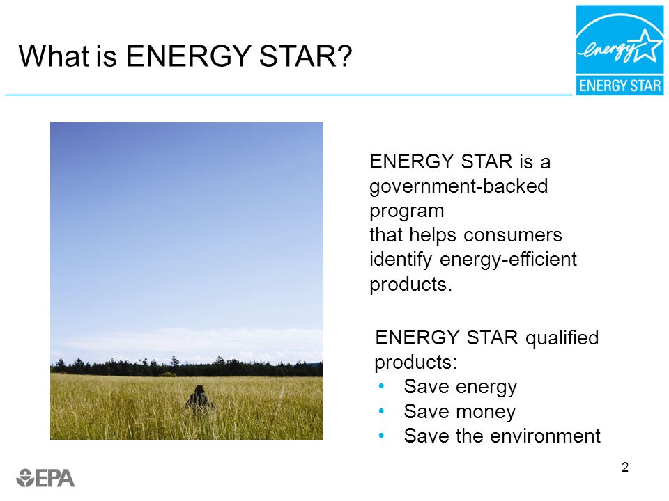 2 What is ENERGY STAR.