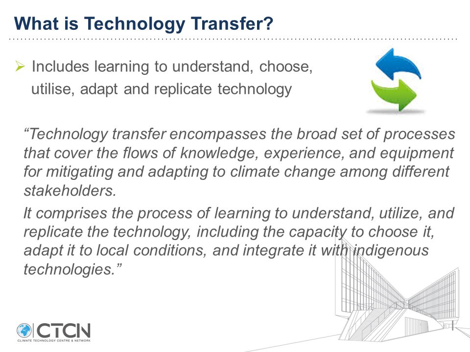 What is Technology Transfer.