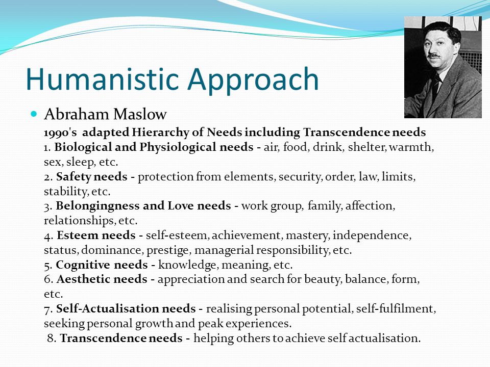 biological and humanistic approaches Humanism is a psychological approach that emphasises the study of the whole person humanistic psychologists look at compared to the other approaches. biological and humanistic approaches Humanism is a psychological approach that emphasises the study of the whole person humanistic psychologists look at compared to the other approaches.