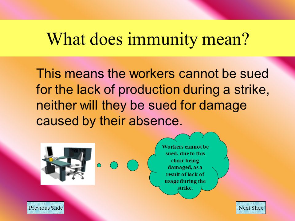 What does immunity mean.
