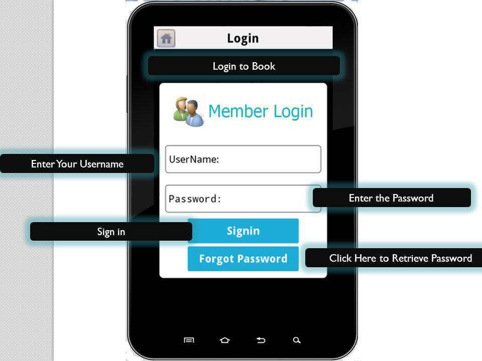 Login to Book Enter Your Username Enter the Password Sign in Click Here to Retrieve Password