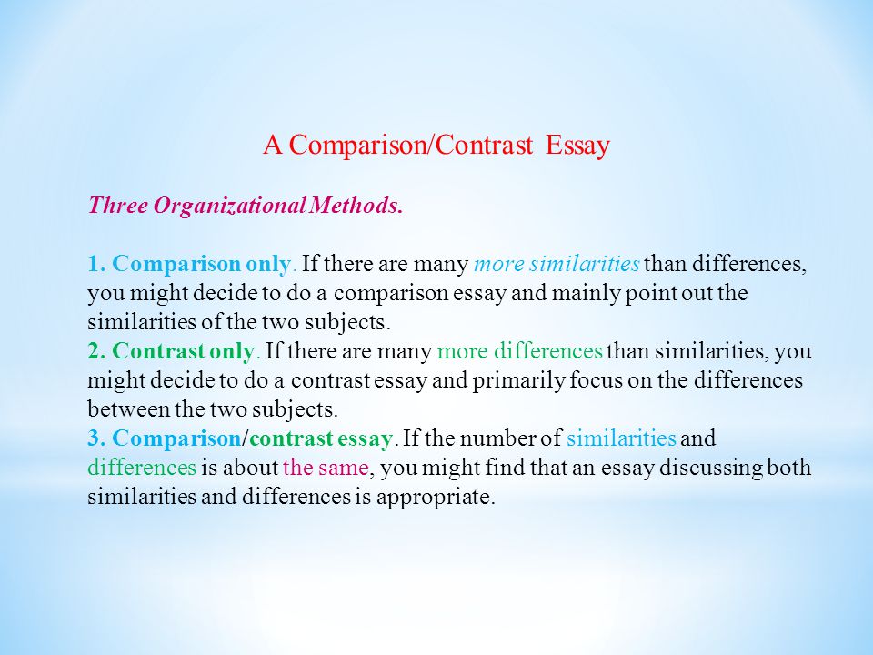 compare and contrast essay 3 subjects These compare and contrast essay topics provide teachers and students with great and fun ideas for home and class work. compare and contrast essay 3 subjects These compare and contrast essay topics provide teachers and students with great and fun ideas for home and class work.