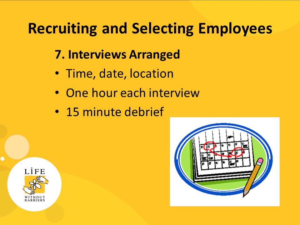Recruiting and Selecting Employees 7.