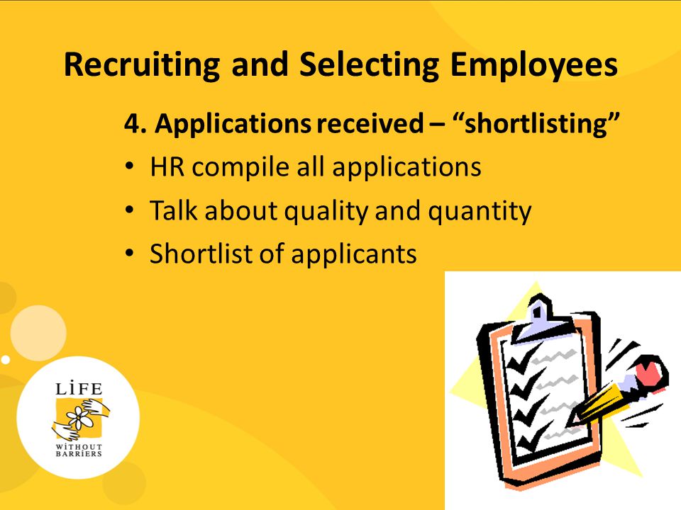 Recruiting and Selecting Employees 4.