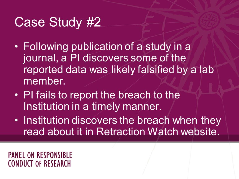 Following publication of a study in a journal, a PI discovers some of the reported data was likely falsified by a lab member.