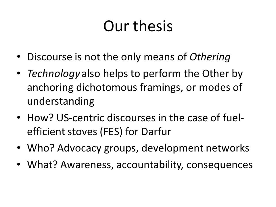 Meaning Thesis