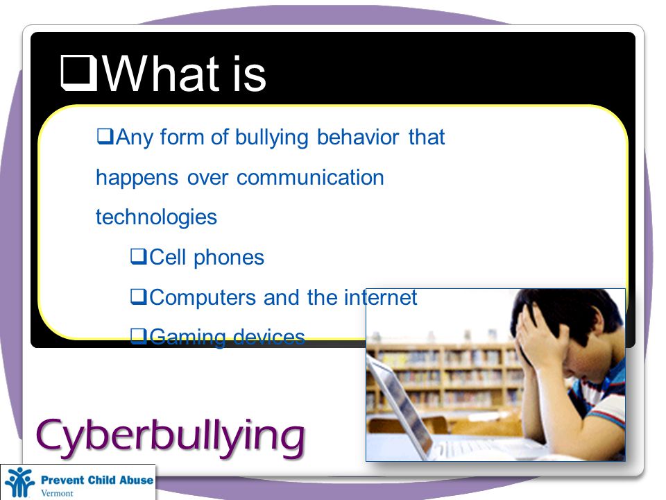 What is Cyberbullying.