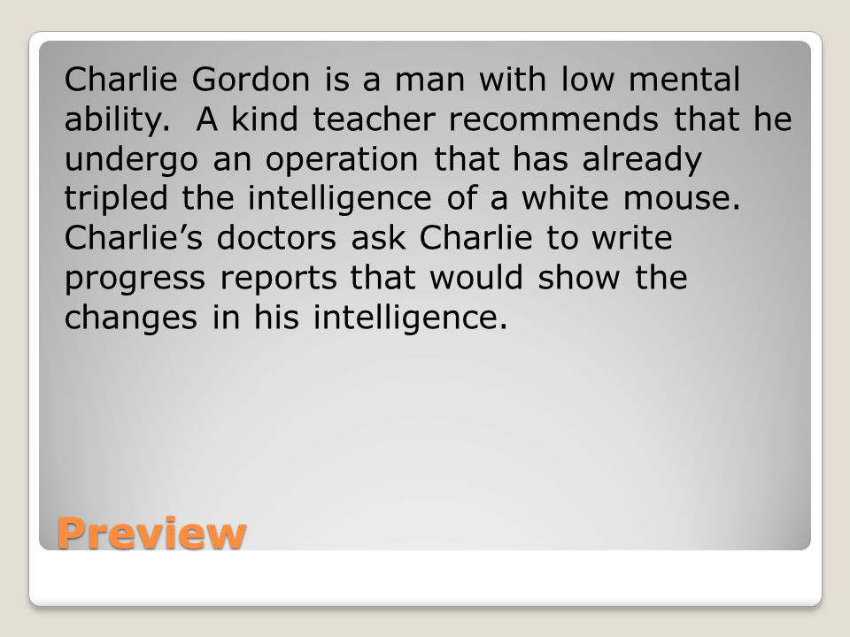 an essay on flowers for algernon an essay on flowers for algernon