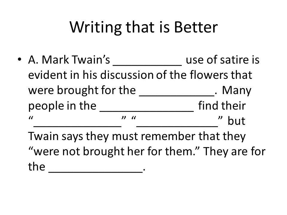 What Is Meant By Writing A Short Report And A Long Report Blurtit Two Views Of A River Mark Twain Essay Mark Twain Quotations Comparing And Contrasting The Similarities Writing Companies also Help To Write A Literature Review Independence Day Essay In English