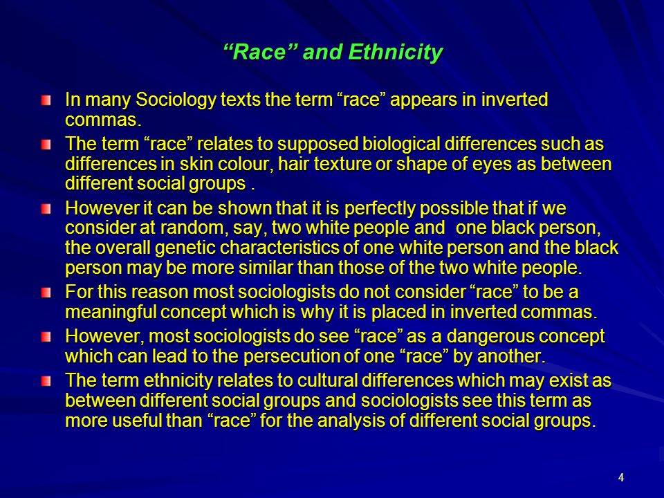 Thesis statements on race and ethnicity