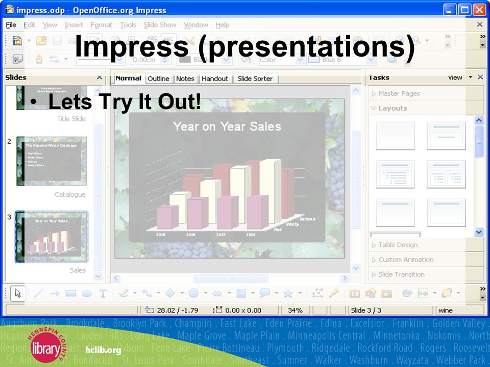 Impress (presentations) Lets Try It Out!