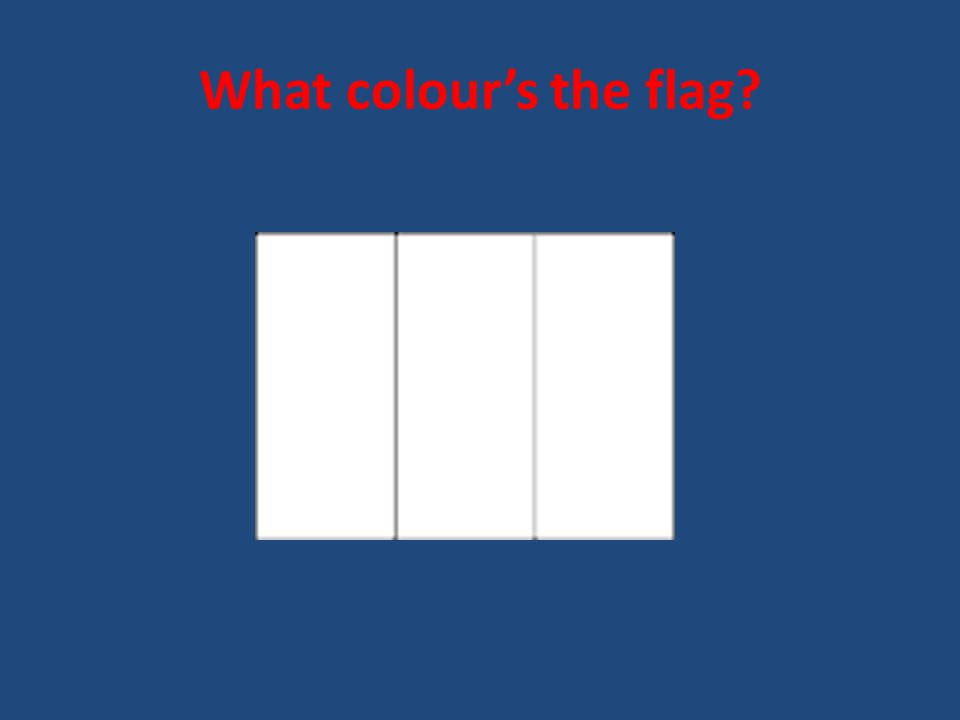 What colours the flag