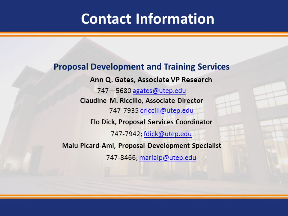 Good Research Proposals