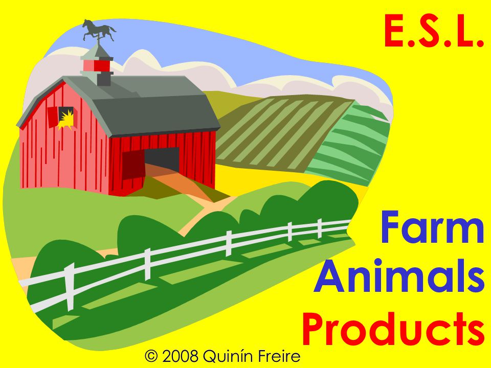 E.S.L. Farm Animals Products © 2008 Quinín Freire