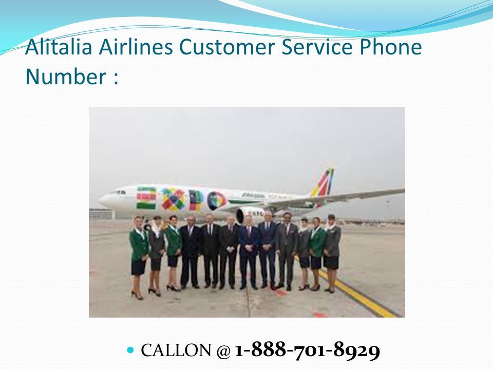 Alitalia Airlines Customer Service Phone Number :