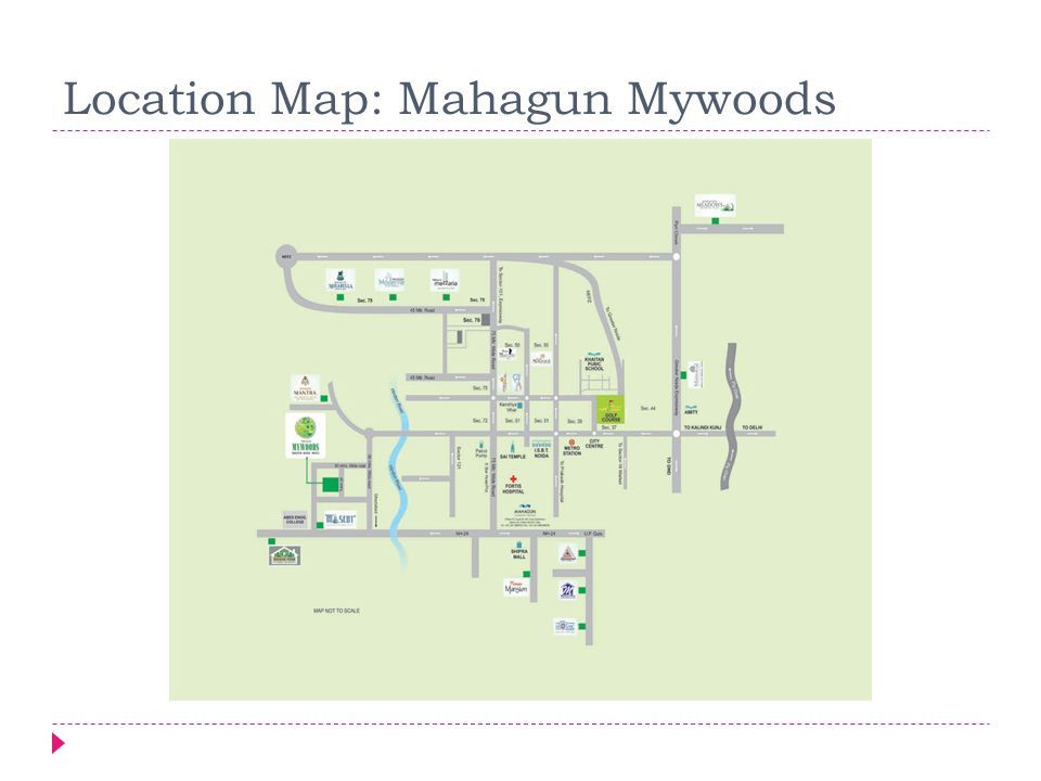 Location Map: Mahagun Mywoods