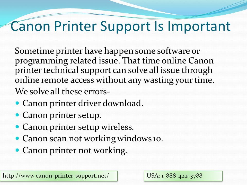 Canon Printer Support Is Important Sometime printer have happen some software or programming related issue.