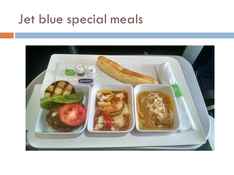 Jet blue special meals