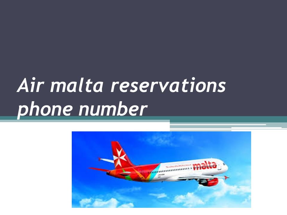 Air malta reservations phone number