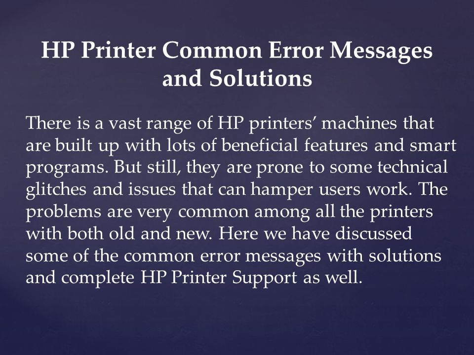 There is a vast range of HP printers’ machines that are built up with lots of beneficial features and smart programs.