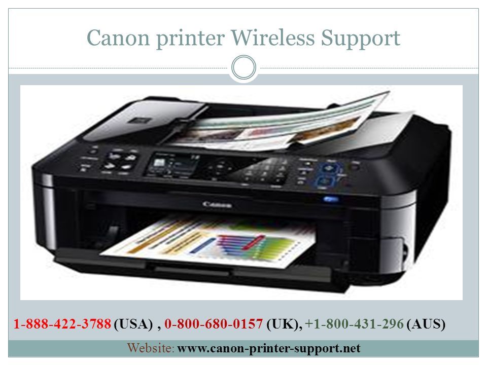 Canon printer Wireless Support (USA), (UK), (AUS) Website :