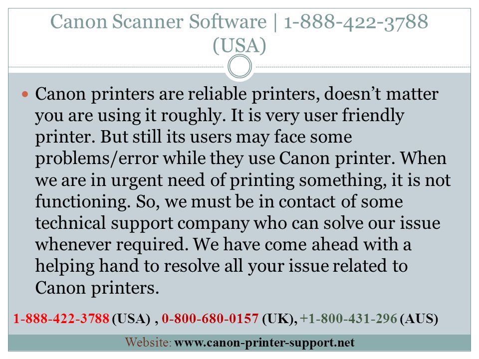 Canon Scanner Software | (USA) Canon printers are reliable printers, doesn’t matter you are using it roughly.