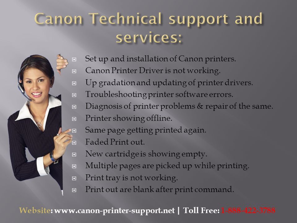  Set up and installation of Canon printers.  Canon Printer Driver is not working.