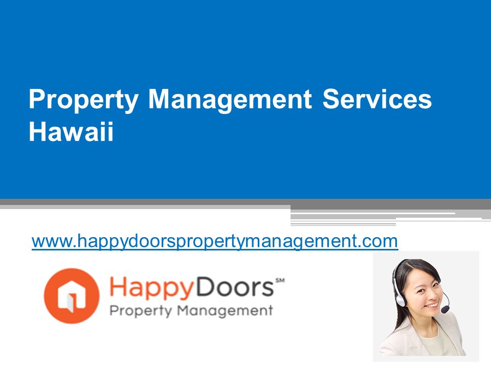 Property Management Services Hawaii