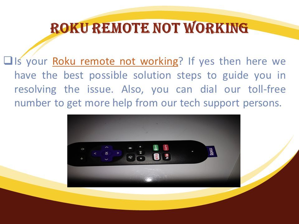 Roku remote not working  Is your Roku remote not working.