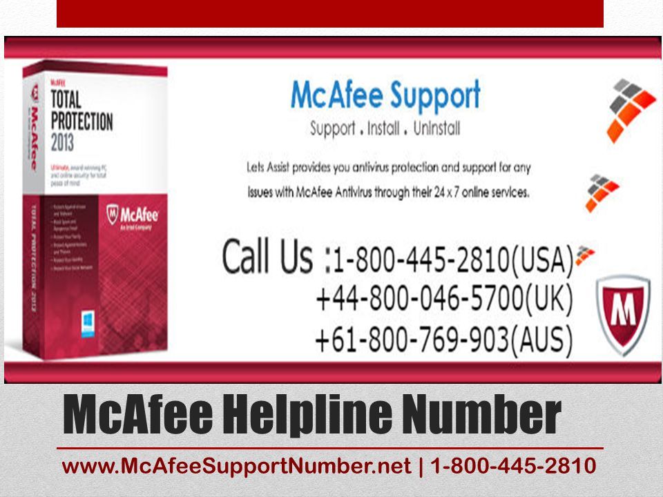 McAfee Helpline Number   |