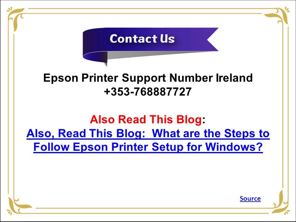 Epson Printer Support Number Ireland Also Read This Blog: Also, Read This Blog: What are the Steps to Follow Epson Printer Setup for Windows.