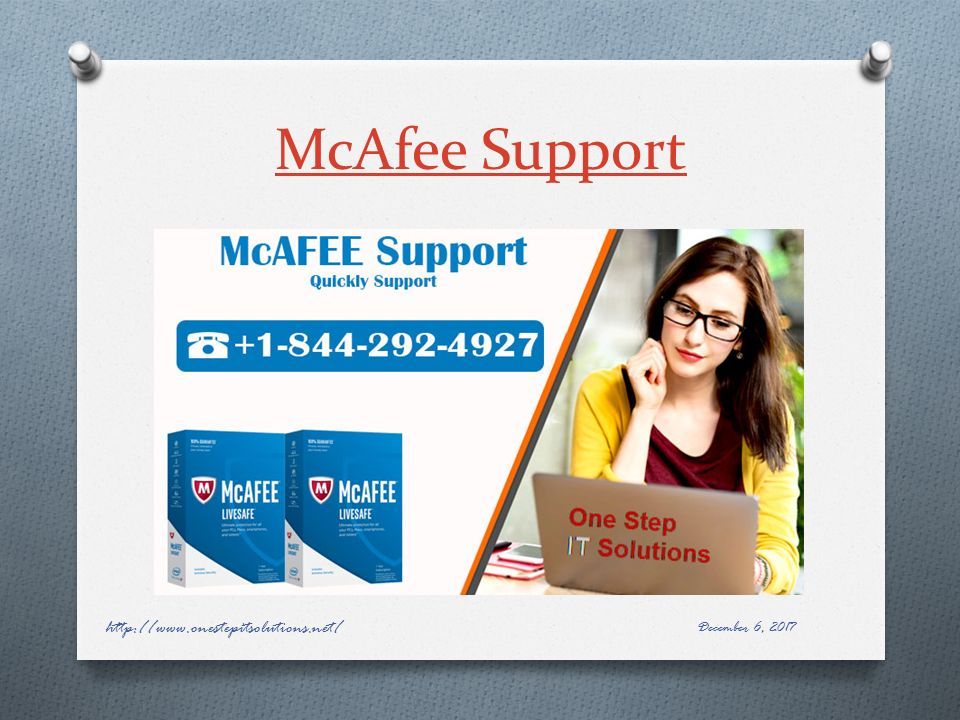 McAfee Support December 6,
