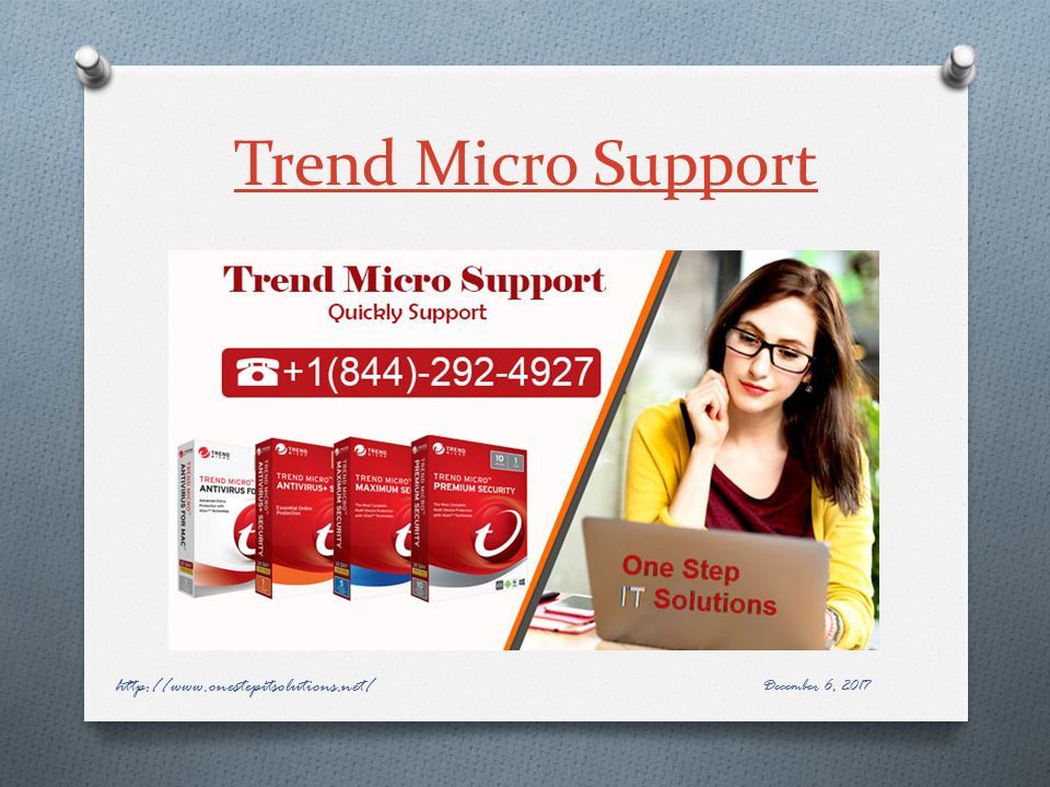 Trend Micro Support December 6,