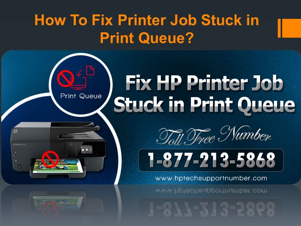 How To Fix Printer Job Stuck in Print Queue