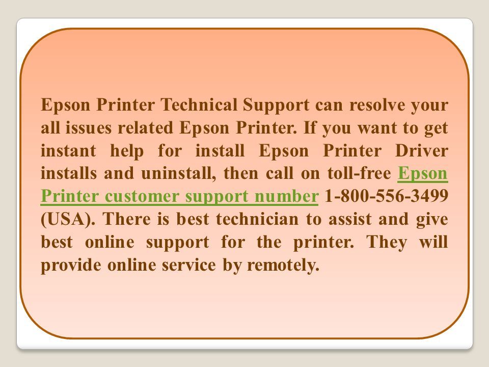 Epson Printer Technical Support can resolve your all issues related Epson Printer.