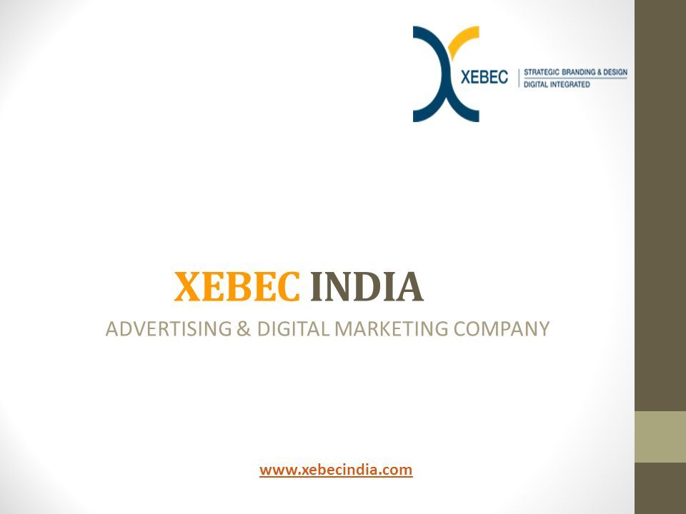XEBEC INDIA ADVERTISING & DIGITAL MARKETING COMPANY
