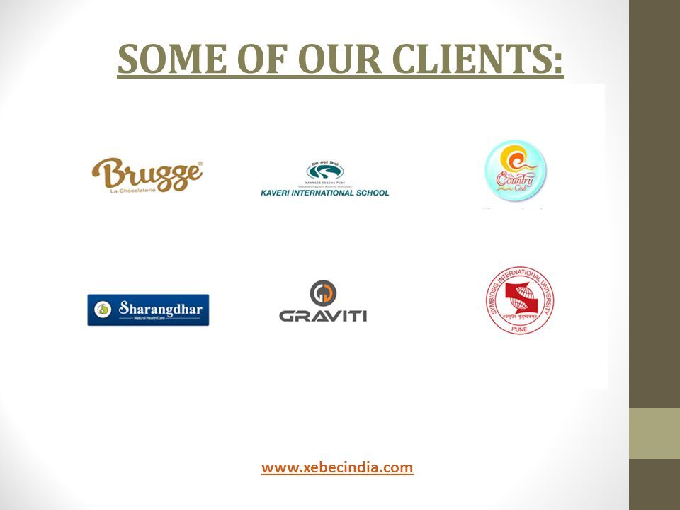 SOME OF OUR CLIENTS: