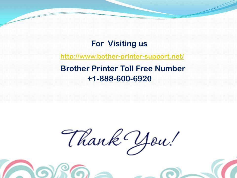 For Visiting us   Brother Printer Toll Free Number