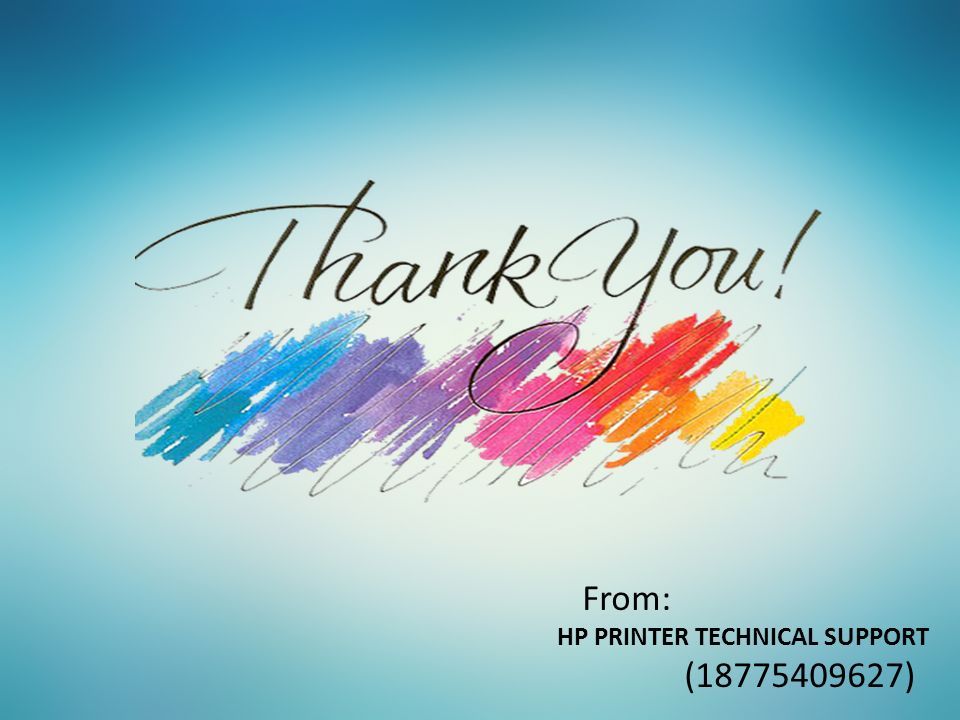 From: HP PRINTER TECHNICAL SUPPORT ( )