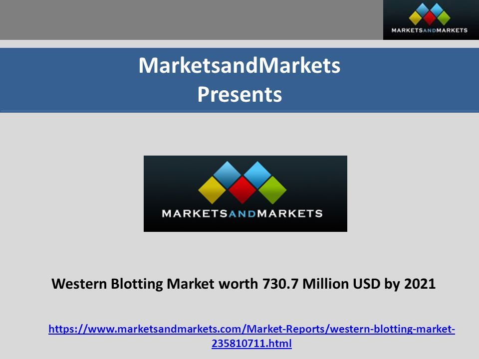 MarketsandMarkets Presents Western Blotting Market worth Million USD by html